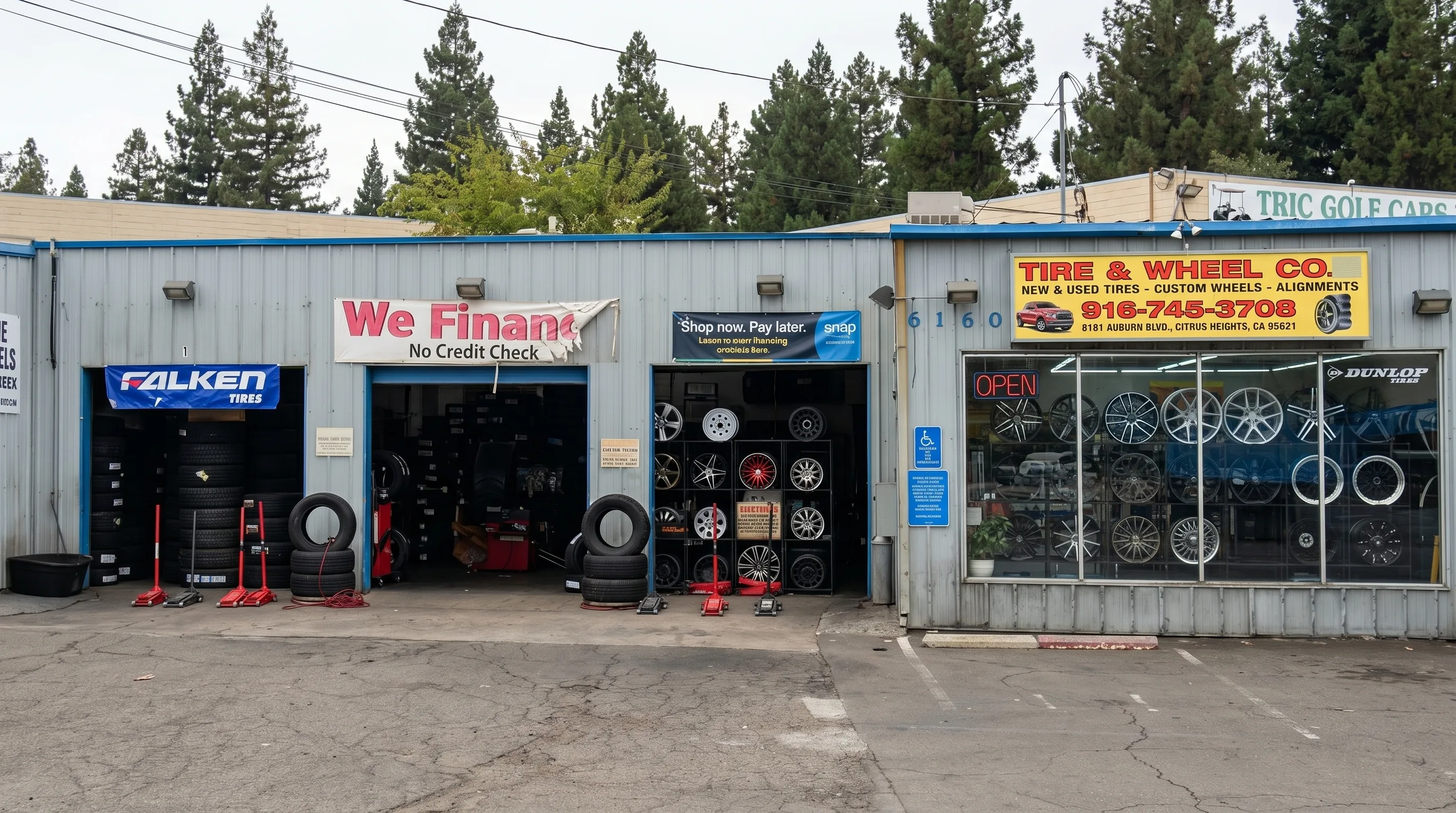 Tire & Wheel Co shop exterior